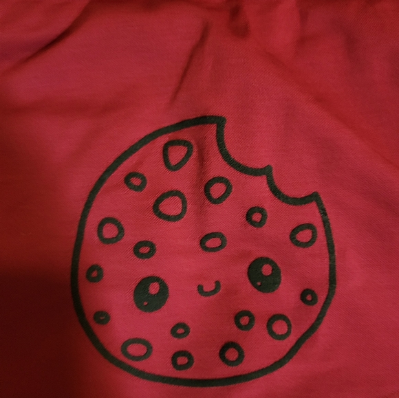 Puff Cookie Design Womens Scrunch High waist booty shorts - Picture 3 of 3